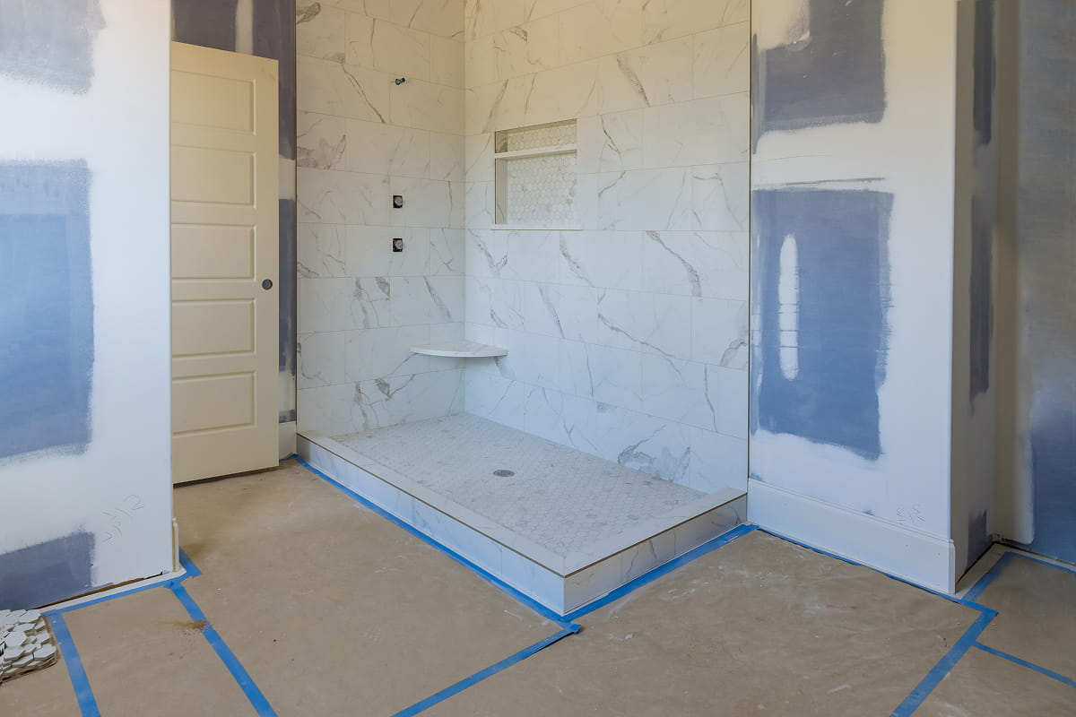 Moisture resistant drywall installation in a GTA bathroom renovation